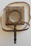 Solid Brass Kelvin handle Magnifier with Leather Pouch