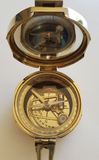 Polished Brunton Compass
