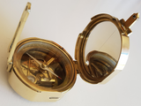 Polished Brunton Compass
