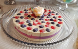 a slice - Black Raspberry & Vanilla (slice only, full cake on request)