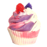 (a) Black Raspberry & Vanilla Goat's Milk Cupcake Soap