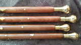 Solid Timber and Brass Swagger Stick (morning stick)