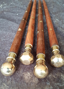 Solid Timber and Brass Swagger Stick (morning stick) – Bygone Days Eclectic  Emporium