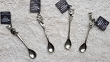 WS Handmade Silver Pewter Mini Spoons