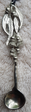 WS Handmade Silver Pewter Mustard Spoon