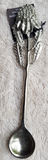 WS Handmade Silver Pewter Olive Spoons
