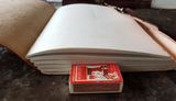 Large - Leather Cover Journals – LD-015 PLAIN EMBOSSED DRAW STRING
