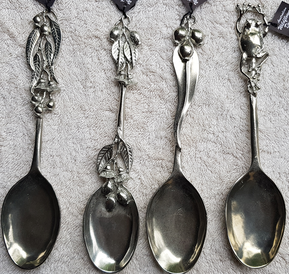 WS Handmade Silver Pewter Soup/Serving Server/Spoon - per spoon only