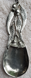 WS Handmade Silver Pewter Tea Scoop/Caddy Spoon