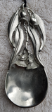 WS Handmade Silver Pewter Tea Scoop/Caddy Spoon