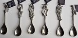 WS Handmade Silver Pewter Round Teaspoons