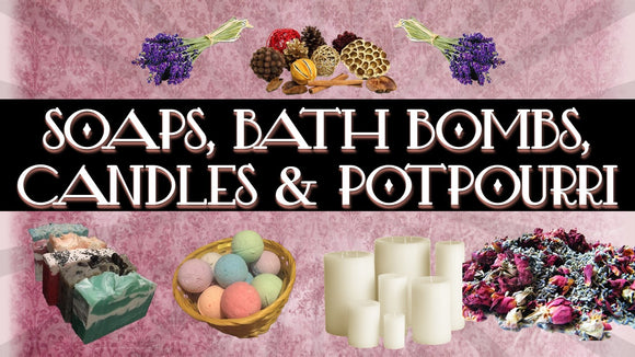 Organic Natural Soap for the family & pets, candles, herbs, potpourri & much more