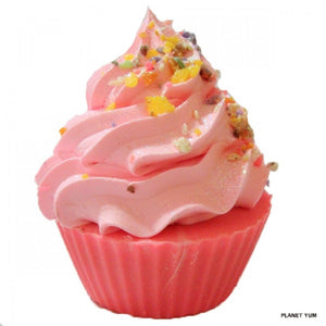 (a) Pink Circus Cupcake Soap.