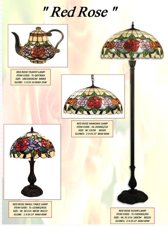 RED ROSE - LEADLIGHT LAMPS