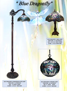 BLUE DRAGONFLY 2 - LEADLIGHT LAMPS