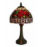8" rose table lamp.