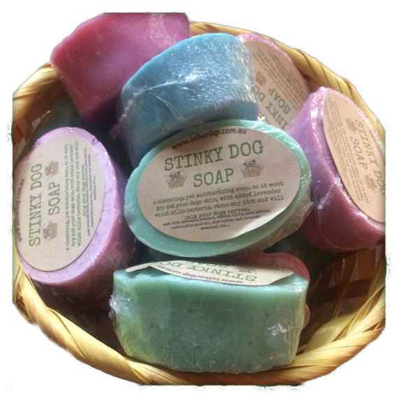 Stinky Dog Soap, Natural, Handmade, Organic