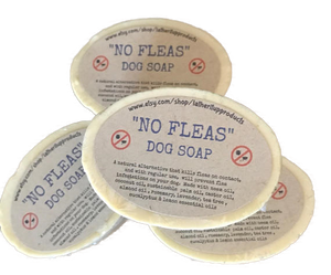 No Fleas, Dog Soap, Handmade, Natural, Organic, Vegan