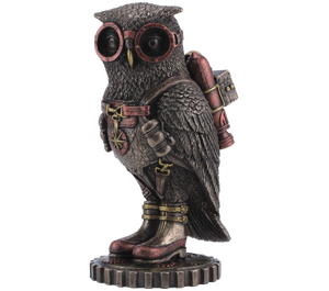STEAMPUNK - OWL with goggles and jetpack