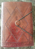 Medium - Leather Cover Journals – LD-001 ELASTIC TIE
