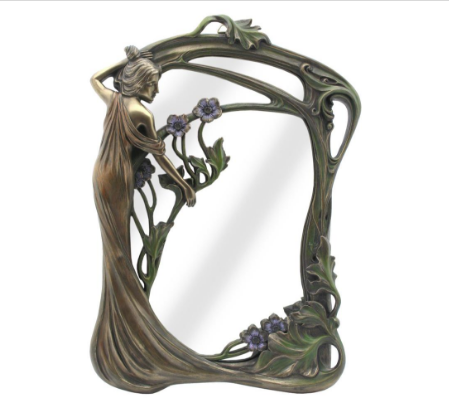 TABLE / WALL MIRROR - LADY STANDING