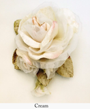 Peony rose cream & hazelnut velvet rose