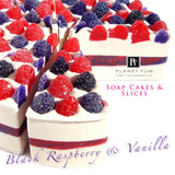 a slice - Black Raspberry & Vanilla (slice only, full cake on request)