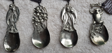 WS Handmade Silver Pewter Tea Scoop/Caddy Spoon
