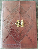 Medium - Leather Cover Journals – LD-016 TOP CLIP
